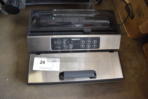 Vacpak-it 186VME12SS Stainless Steel Commercial Countertop Sealer. 120 Volts, 1 Phase. 15.5x13x6.5. Tested and Working! - Image 2 of 7