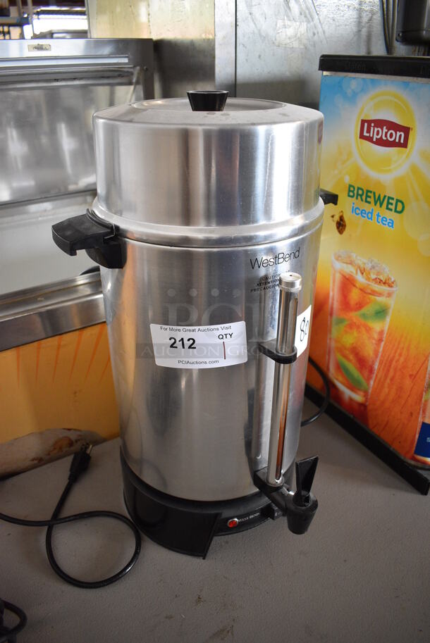 WestBend Metal Countertop Hot Beverage Urn. 15x15x24 - Image 3 of 4