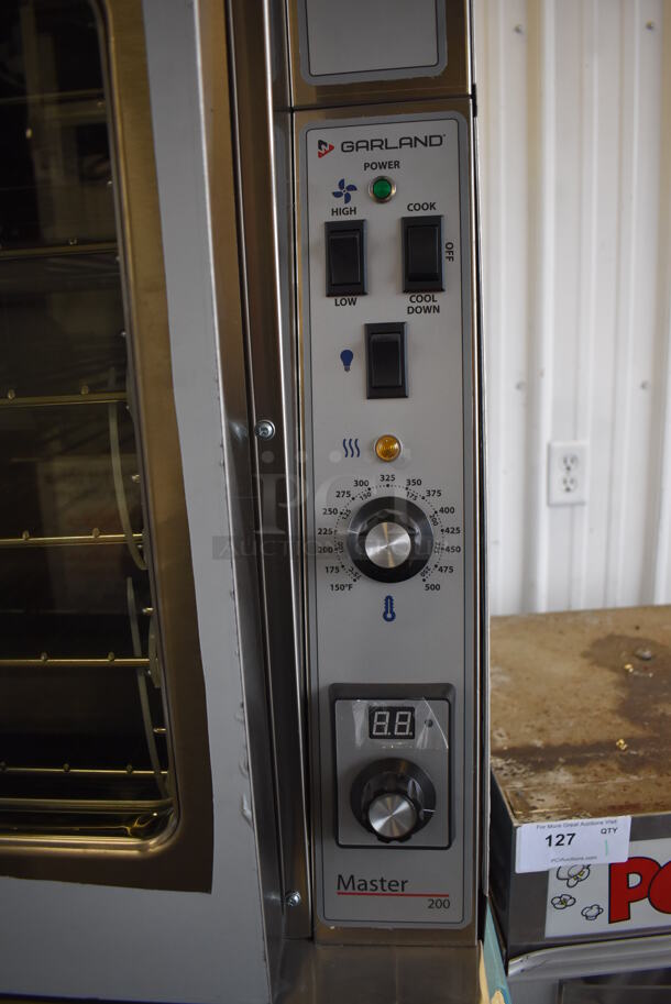 2 BRAND NEW SCRATCH AND DENT! 2022 Garland MCO-GS-10S Master 200 Natural Gas Powered Full Size Convection Ovens w/ View Through Doors, Metal Oven Racks and Thermostatic Controls. 60,000 BTU. 38x38x71. 2 Times Your Bid! - Image 6 of 12