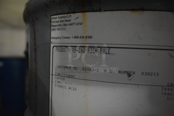 ALL ONE MONEY! PALLET LOT of Various Items Including Restoration Coating White Part A, Potassium Hydroxide, Liquid Rubber. BUYER MUST REMOVE. - Image 7 of 9