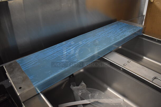 BRAND NEW SCRATCH AND DENT! Eagle SPHT2-120 Stainless Steel Commercial Electric Powered 2 Well Steam Table w. Under Shelf. 120 Volts, 1 Phase. 33x24x36. Tested and Working! - Image 5 of 7