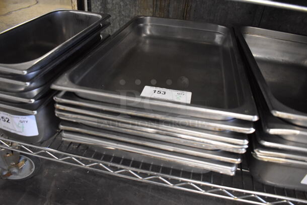 8 Stainless Steel Full Size Drop In Bins. 1/1x2. 8 Times Your Bid! - Image 3 of 4