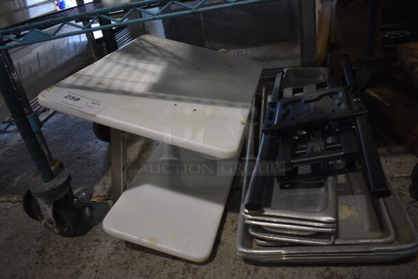 ALL ONE MONEY! Lot of Various Items Including Metal Trays  - Image 3 of 3