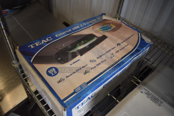 IN ORIGINAL BOX! Teac External USB. 7x7x2.5 - Image 2 of 4