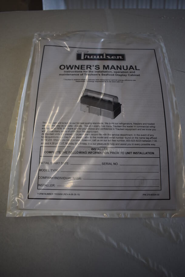 BRAND NEW! Traulsen TD078HT Stainless Steel Commercial Floor Style Fish Display Case Merchandiser. 115 Volts, 1 Phase. 78x38x56. Tested and Working! - Image 9 of 9