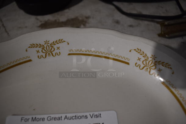 5 White Ceramic Oval Plates. 11.5x9x1. 5 Times Your Bid! - Image 3 of 4