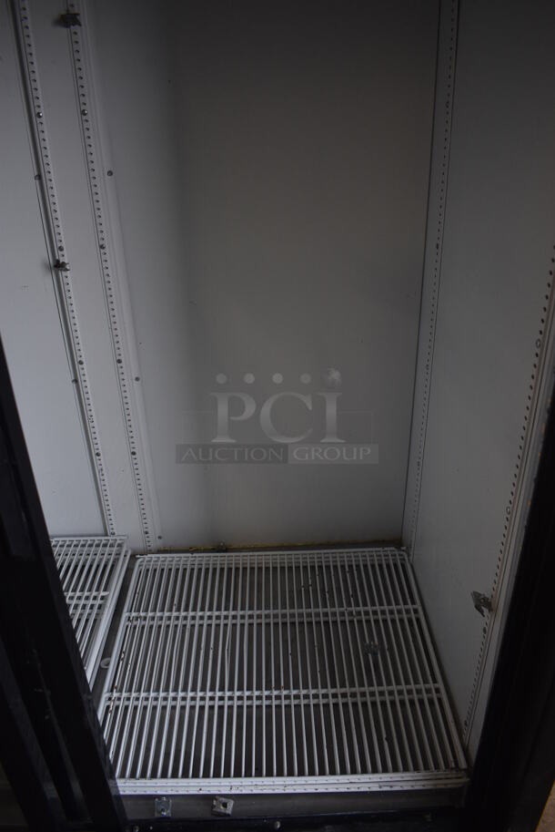 2016 True Model GDM-45-HC-LD Metal Commercial 2 Door Reach In Cooler Merchandiser w/ Poly Coated Racks. 115 Volts, 1 Phase. 51x30x79. Tested and Working! - Image 4 of 6