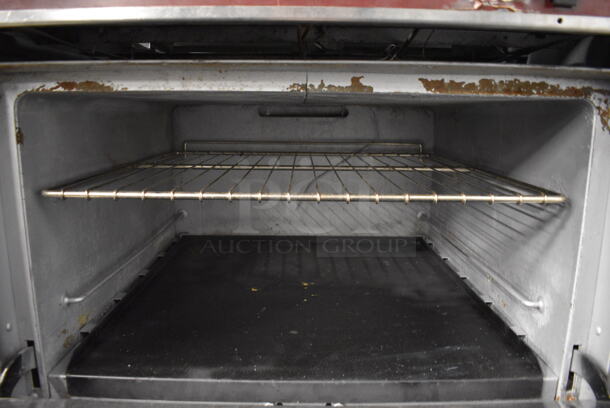 Southbend X436D Stainless Steel Commercial Natural Gas Powered 6 Burner Range w/ Oven, Over Shelf and Back Splash. 36x34x59 - Image 6 of 8