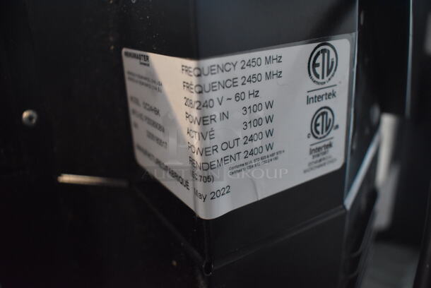 2022 Menumaster OC24HBK Commercial Stainless Steel Electric Countertop Microwave. 208/240V.  - Image 7 of 9