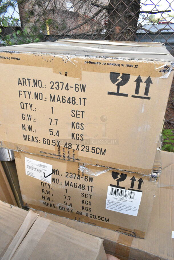 20 BRAND NEW! Boxes Including Rosenthal Sambonet TD1-24 Stockpot 10.5 Quart, Linea Serving Fork, Cal-mil 22301-1-71 Service Tray, Vollrath 52434 1/6 Size Lid, Costa Nova, Vollrath 82030 Pitchers, Spring USA 2374-6W 6 qt Convertible Induction Buffet Server w/ Hinged Lid, 005606 20x20 Drawer Assy, Vollrath CT2BH-120400 Conveyor Bagel and Bun Toaster, Winco MPF-57 Super Fine Mesh Basket, SQH8 Tablecraft Squeeze Bottles. 20 Times Your Bid!  - Image 8 of 12
