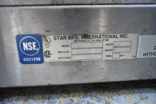 Star HFM2 Metal Commercial Countertop 2 Tier Warming Display Case Merchandiser. 120 Volts, 1 Phase. Tested and Powers On But Does Not Get Cold
 - Image 4 of 6