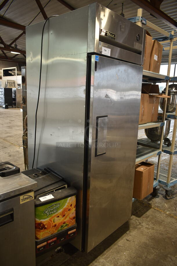 2015 True TG1R-1S ENERGY STAR Stainless Steel Commercial Single Door Reach In Cooler w/ Poly Coated Racks on Commercial Casters. 115 Volts, 1 Phase. - Image 2 of 6