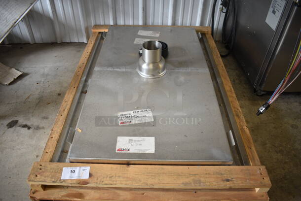BRAND NEW! Eagle Model FT-3048-FG Stainless Steel Commercial Floor Trough. 32x48x9