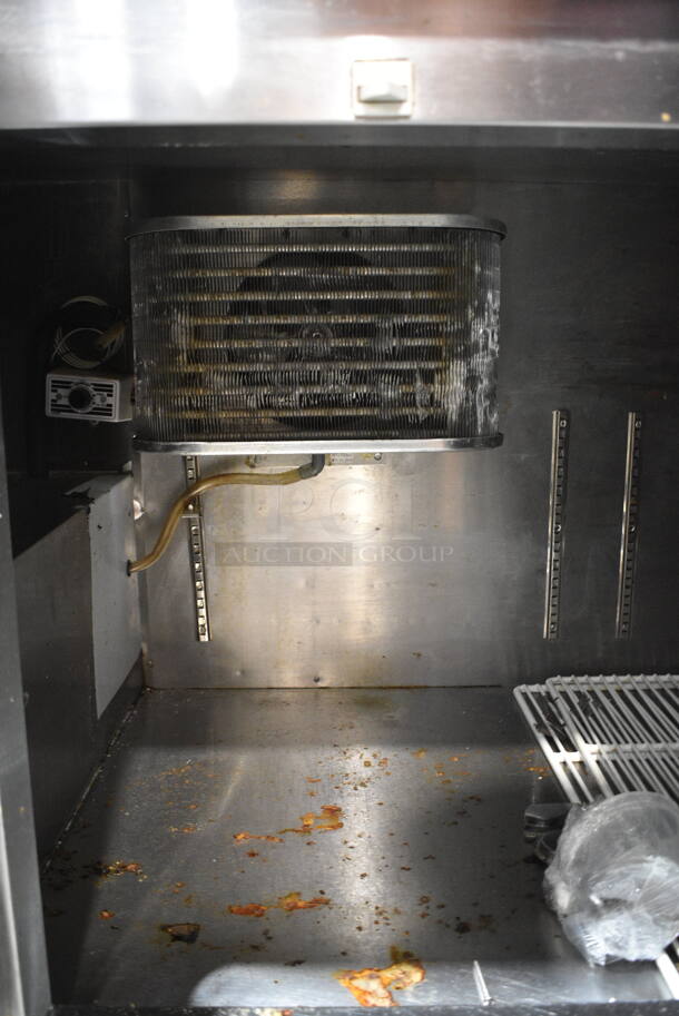 2016 Leader LB72 S/C Stainless Steel Commercial 3 Door Undercounter Cooler on Commercial Casters. 115 Volts, 1 Phase. Tested and Working! - Image 5 of 7