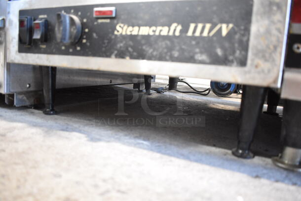 Cleveland Steamcraft III/V CET-8 Stainless Steel Commercial Electric Powered Steam Cabinet. 208 Volts, 3 Phase.  - Image 3 of 6
