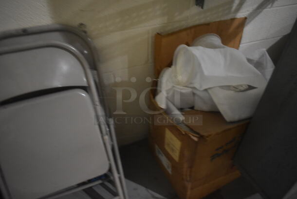 ALL ONE MONEY! Lot of Various Barrels, Buckets and Metal Folding Chairs. BUYER MUST REMOVE. - Image 3 of 8