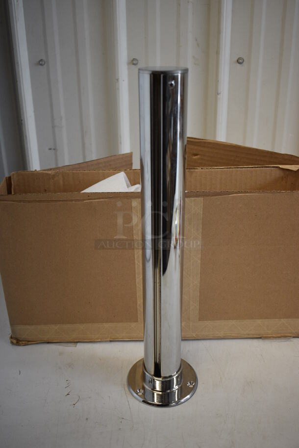 ALL ONE MONEY! Lot of 2 Metal Poles. 4x4x16.5