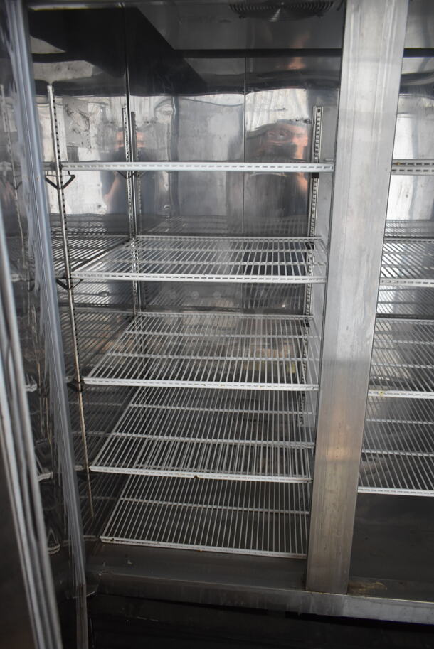 Universal RIFI-81 81" Stainless Steel Three Solid Door Reach-In Freezer, 72 Cu. Ft. Tested and Does Not Power On. - Image 4 of 9