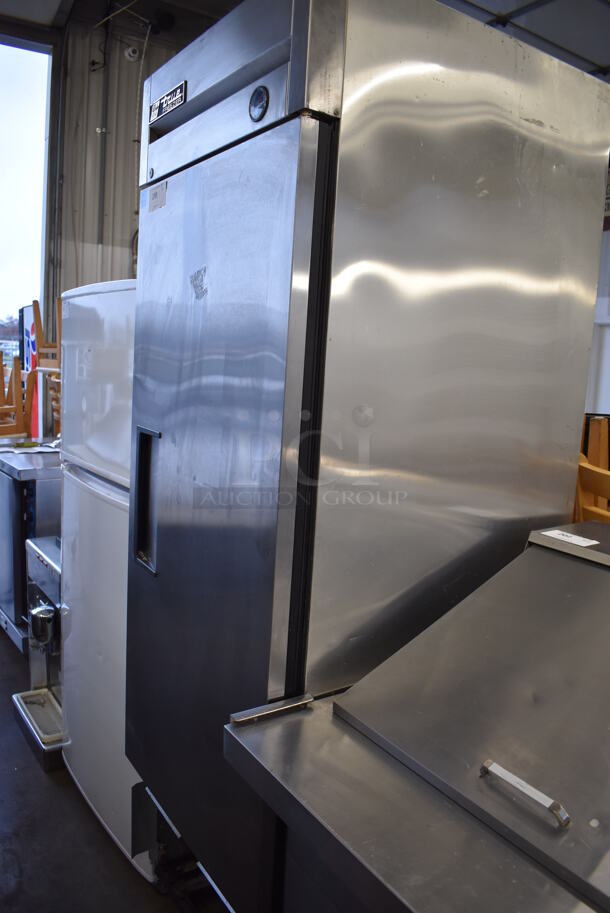 2010 True T-23F ENERGY STAR Stainless Steel Commercial Single Door Reach In Freezer on Commercial Casters. 115 Volts, 1 Phase. 27x30x83.5. Tested and Working! - Image 2 of 5