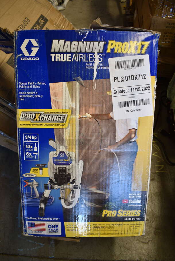 BRAND NEW SCRATCH AND DENT! Graco Magnum ProX17 True Airless Cart Paint Sprayer 17G178 - Image 2 of 8