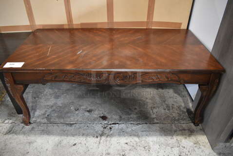 Wood Pattern Coffee Table. 48x24x18.5