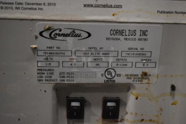 Cornelius QST ELITE 4000 Metal Commercial Countertop Beverage Machine. 115 Volts, 1 Phase. - Image 7 of 7