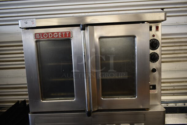 2 Blodgett SHO-100-G Stainless Steel Commercial Natural Gas Powered Full Size Convection Oven w/ View Through Doors, Metal Oven Racks and Thermostatic Controls on Commercial Casters. 2 Times Your Bid! - Image 2 of 6