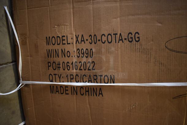 BRAND NEW SCRATCH AND DENT! Flash Furniture XA-30-COTA-GG 30" Round Table - Image 4 of 5