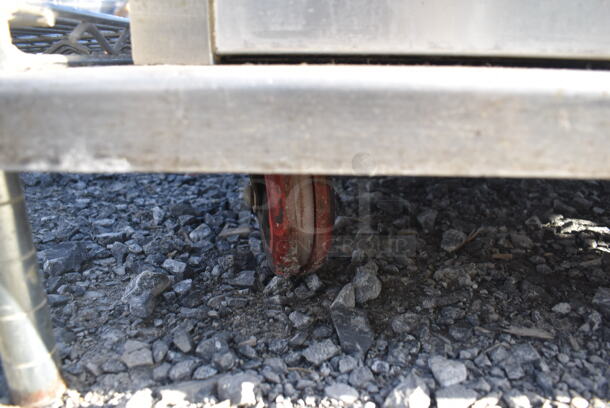 Wilder Metal Commercial Enclosed Pan Transport Rack on Commercial Casters. 25x31x70 - Image 5 of 5