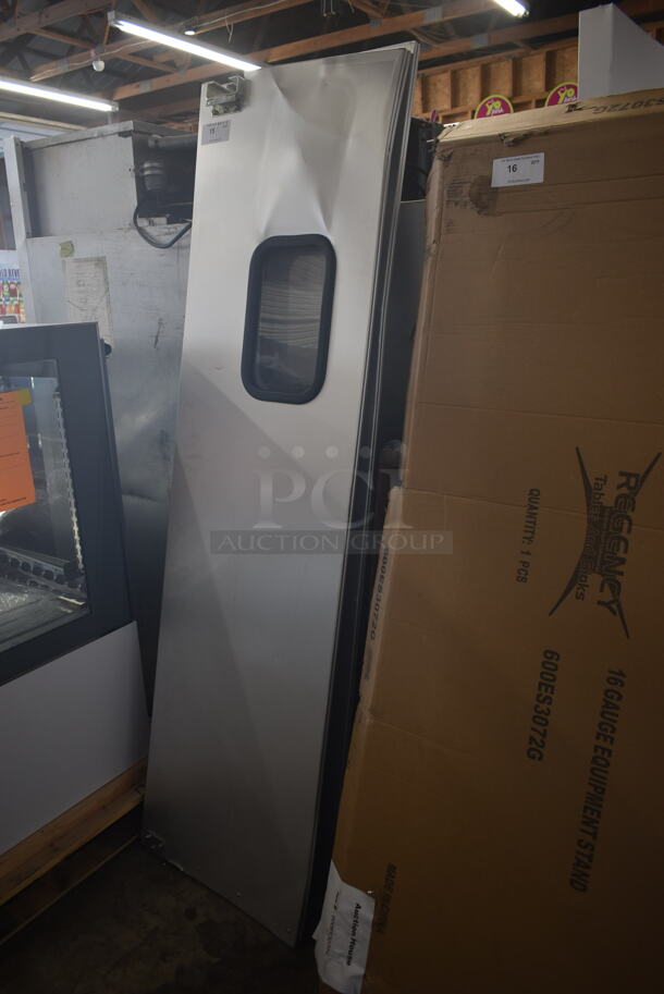 2 BRAND NEW SCRATCH AND DENT! Metal Commercial Swinging Kitchen Doors. 2 Times Your Bid! - Image 2 of 4