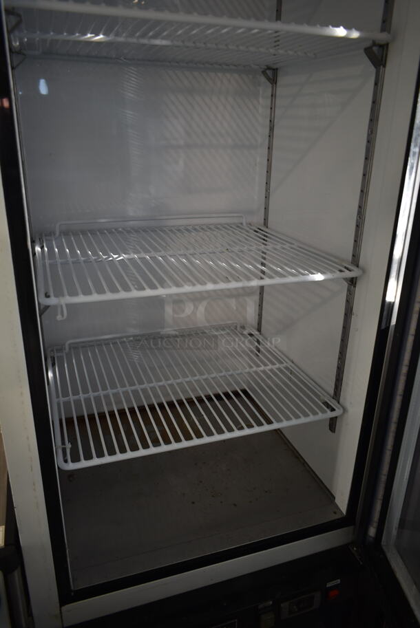 Blue Air BKGM14 Metal Commercial Single Door Reach In Cooler Merchandiser w/ Poly Coated Racks. 115 Volts, 1 Phase. Tested and Powers On But Does Not Get Cold - Image 7 of 8