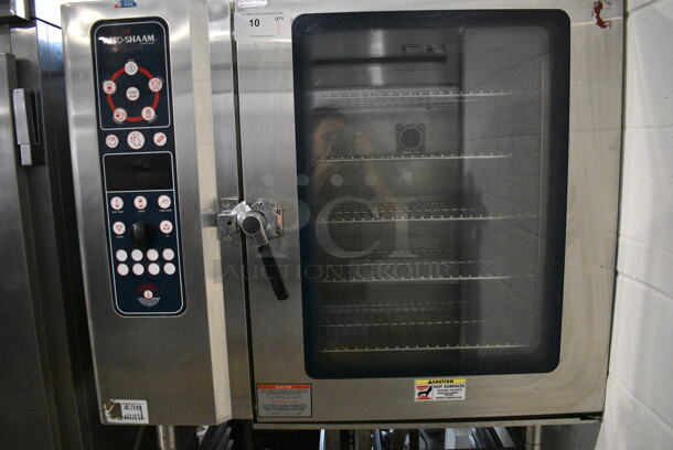 Alto Shaam Model Stainless Steel Commercial Electric Powered Combitherm Convection Oven w/ View Through Door and Metal Oven Racks on Metal Stand. 208-240 Volts, 3 Phase. 41x30x71 - Image 6 of 9