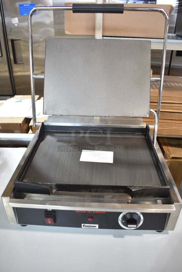 BRAND NEW! Centaur ABSGM Stainless Steel Commercial Countertop Double Panini Press Sandwich Grill. 120 Volts, 1 Phase. Tested and Working! - Image 3 of 6