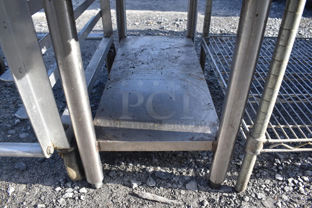 Stainless Steel Range Frame on Metal Equipment Stand. 17x33x27.5 - Image 4 of 4