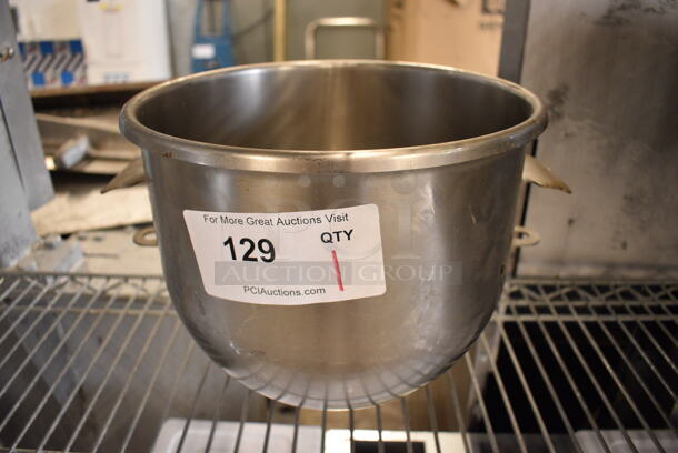 Stainless Steel Commercial Mixing Bowl. 12.5x10.5x9