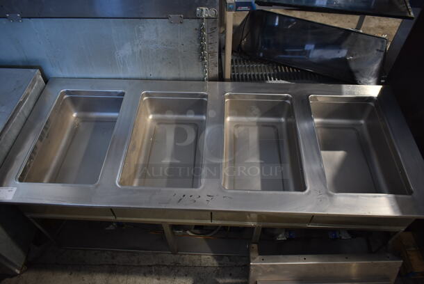 Low Temp Industries LTI CHP-4 Stainless Steel Commercial Electric Powered 4 Bay Refrigerated Drop In. 120/208 Volts, 1 Phase. - Image 3 of 7