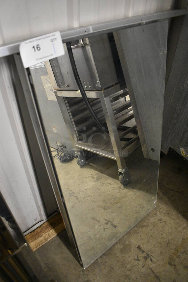 Mirror w/ Wall Mount Bracket. 36x5x20 - Image 3 of 4