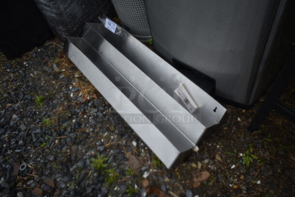 BRAND NEW SCRATCH AND DENT! Steelton 712B5536D Stainless Steel Double Tier Speed Rail - 36" - Image 3 of 4
