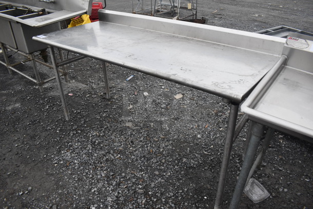 Stainless Steel Table w/ Back Splash. 72x30x42 - Image 4 of 4