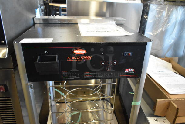 BRAND NEW SCRATCH AND DENT! Hatco FDWD-1 Stainless Steel Commercial Countertop Flav-R-Fresh Humidified Impulse Pizza / Hot Food Display Cabinet With 4 Tier Circle Rack. 120 Volts, 1 Phase. Tested and Working! - Image 3 of 5