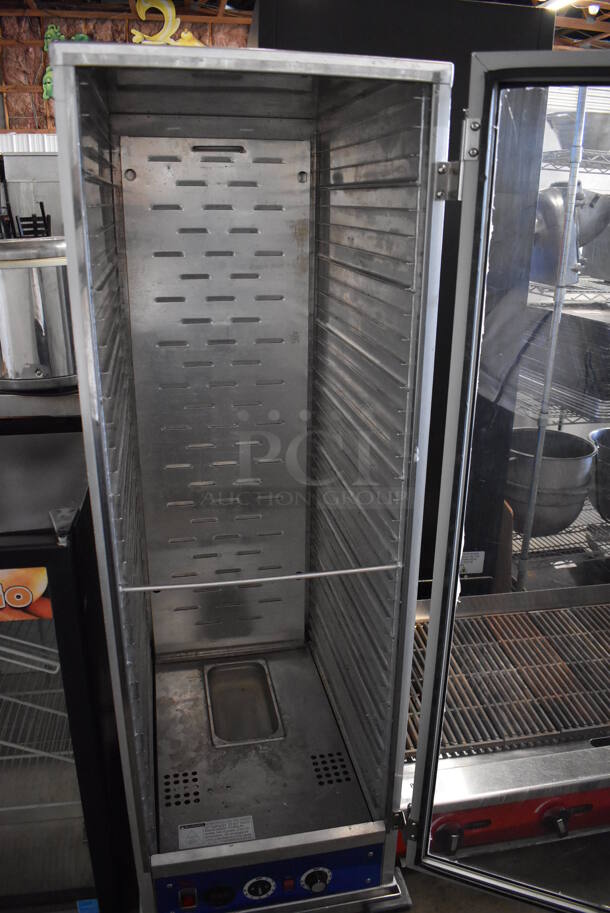 HC1836HP Metal Commercial Single Door Reach In Warming Cabinet on Commercial Casters. 120 Volts, 1 Phase. Tested and Working! - Image 4 of 7