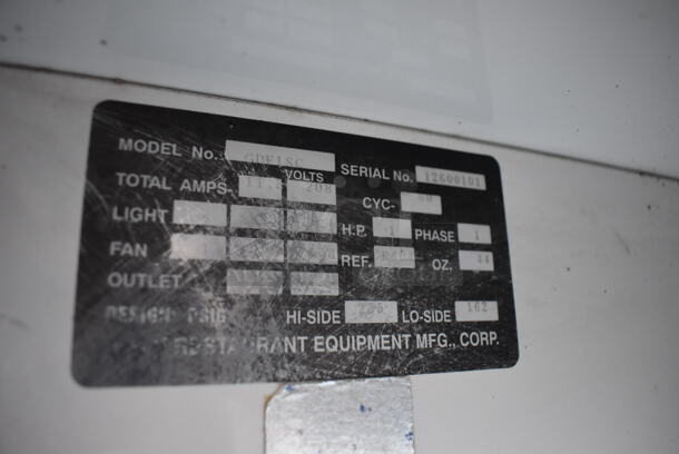 CustomCool GDF1SC Stainless Steel Commercial Single Door Reach In Cooler Merchandiser. 115/208 Volts, 1 Phase. 38x34x78 - Image 7 of 8