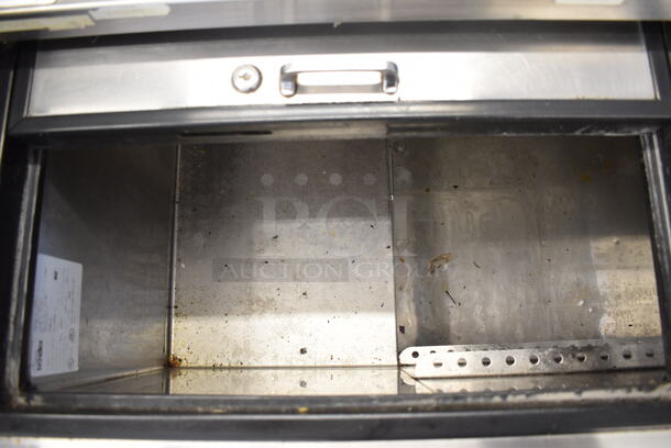 Glastender ST48-SF Stainless Steel Commercial Back Bar Bottle Cooler w/ 2 Sliding Lids. 115 Volts, 1 Phase. Tested and Working! - Image 3 of 4