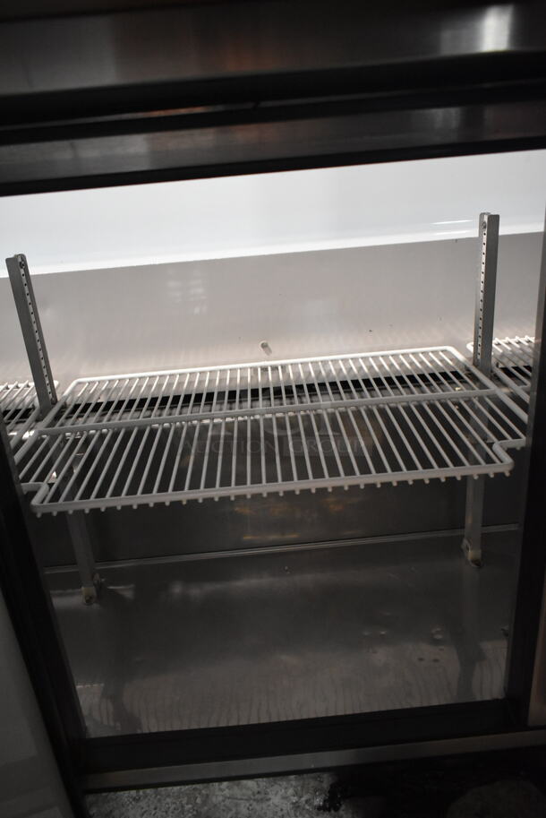 2014 True TSSU-72-18 Stainless Steel Commercial Sandwich Salad Prep Table Bain Marie Mega Top on Commercial Casters. 115 Volts, 1 Phase. Tested and Working! - Image 6 of 9