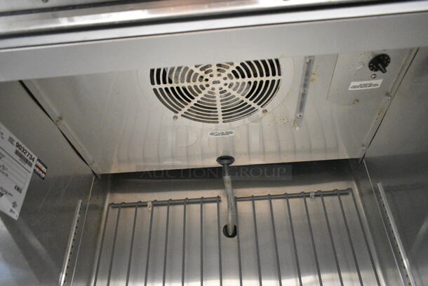 2017 True T-19F Stainless Steel Commercial Single Door Reach In Freezer w/ Poly Coated Racks and Commercial Casters. 115 Volts, 1 Phase. Tested and Powers On But Does Not Get Cold - Image 5 of 6