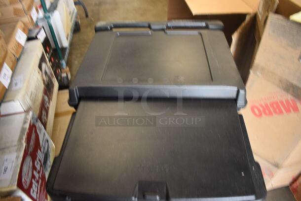 BRAND NEW IN BOX! Cambro Black Poly Insulated Portable Ice Bin on Commercial Casters. 23x31x29 - Image 3 of 6