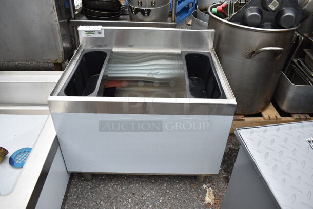 BRAND NEW SCRATCH AND DENT! Regency 600IB1824 Stainless Steel Commercial 18" x 24" Underbar Ice Bin - 77 lb. - Image 2 of 7