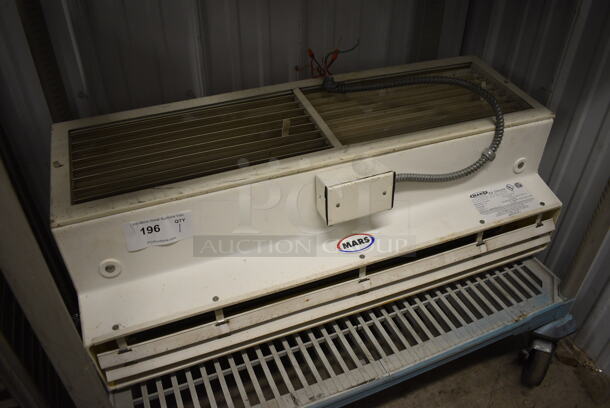 Mars Model 36CH White Metal Air Door Air Curtain. 115 Volts, 1 Phase. 36x14.5x12 - Image 1 of 4