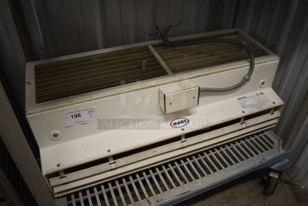 Mars Model 36CH White Metal Air Door Air Curtain. 115 Volts, 1 Phase. 36x14.5x12