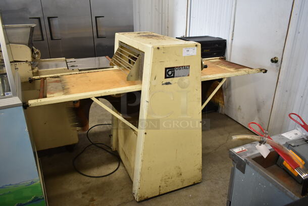 Ostali Metal Commercial Floor Style Reversible Dough Sheeter on Commercial Casters. 220 Volts. - Image 2 of 12